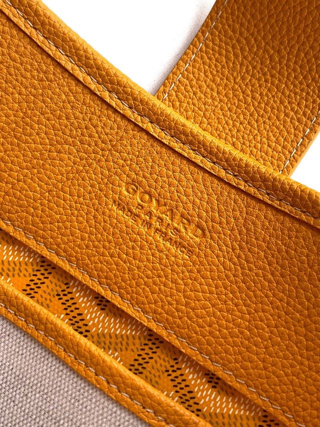 Goyard original canvas musette pm bag GY0145 yellow