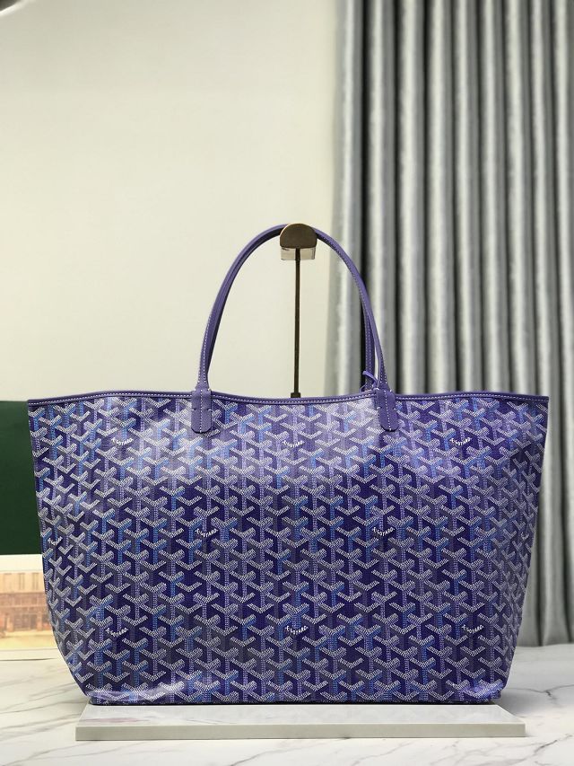 Goyard original canvas saint louis GM bag GY0083 blueberry purple