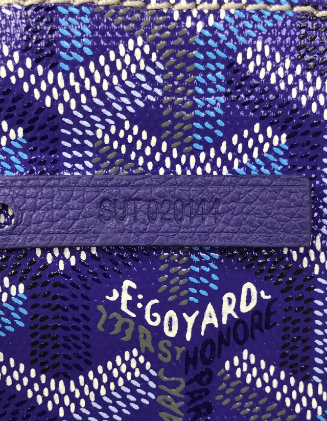 Goyard original canvas saint louis GM bag GY0083 blueberry purple