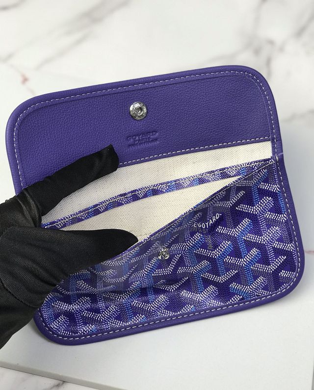 Goyard original canvas saint louis GM bag GY0083 blueberry purple