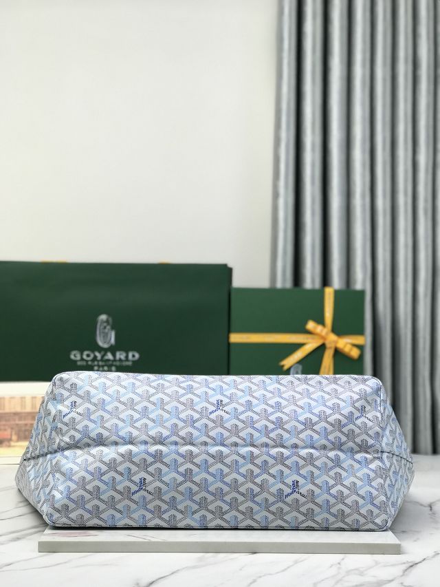 Goyard original canvas saint louis GM bag GY0083 polar blue