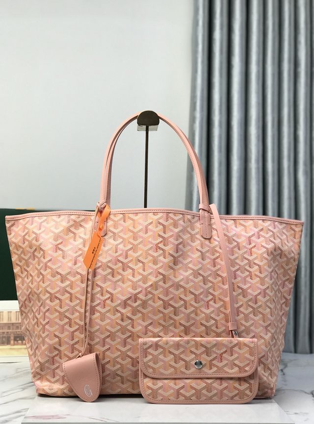 Goyard original canvas saint louis GM bag GY0083 powder pink	