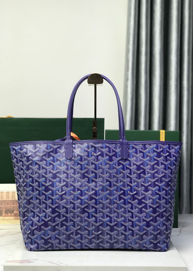 Goyard original canvas saint louis PM bag GY0082 blueberry purple