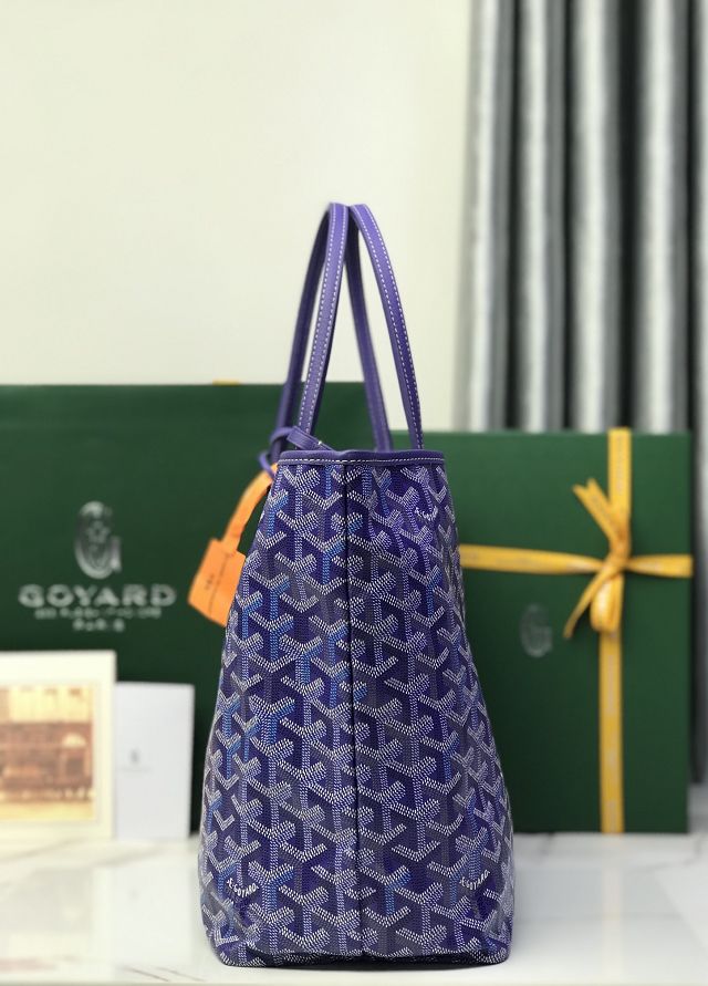 Goyard original canvas saint louis PM bag GY0082 blueberry purple
