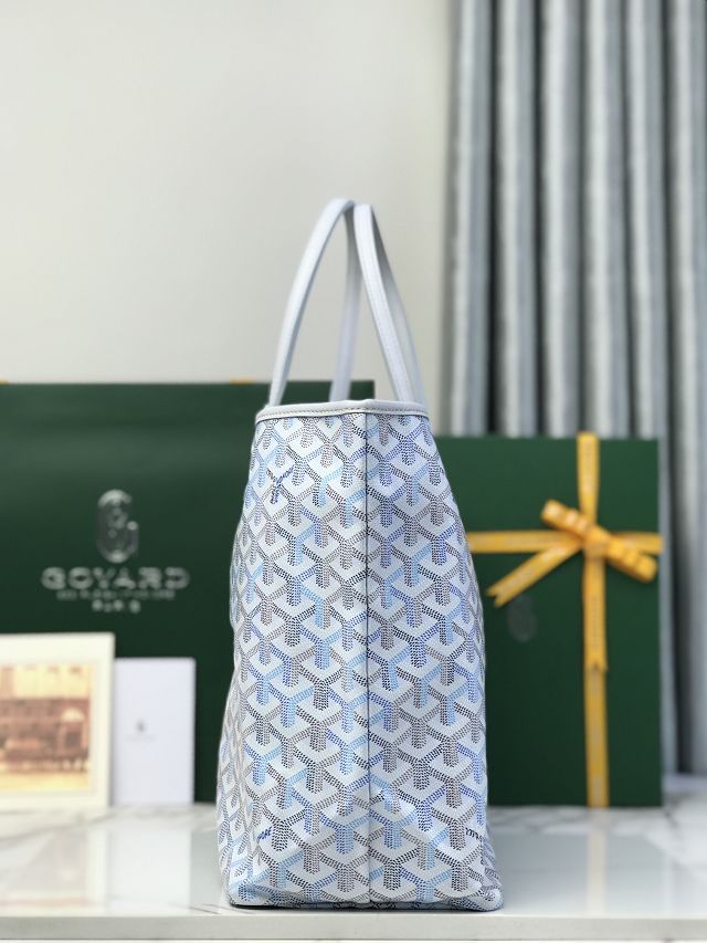 Goyard original canvas saint louis PM bag GY0082 polar blue
