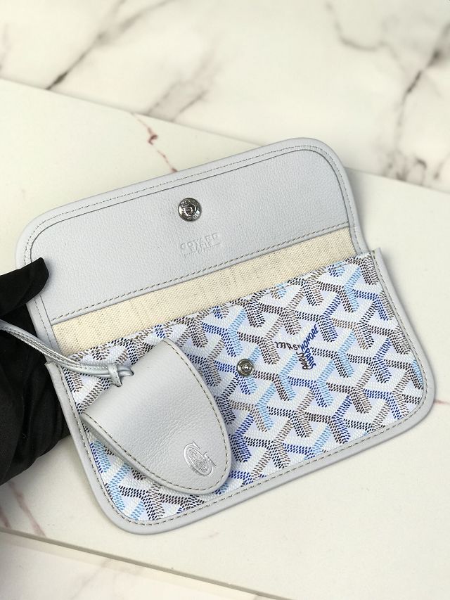 Goyard original canvas saint louis PM bag GY0082 polar blue