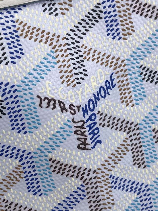 Goyard original canvas saint louis PM bag GY0082 polar blue