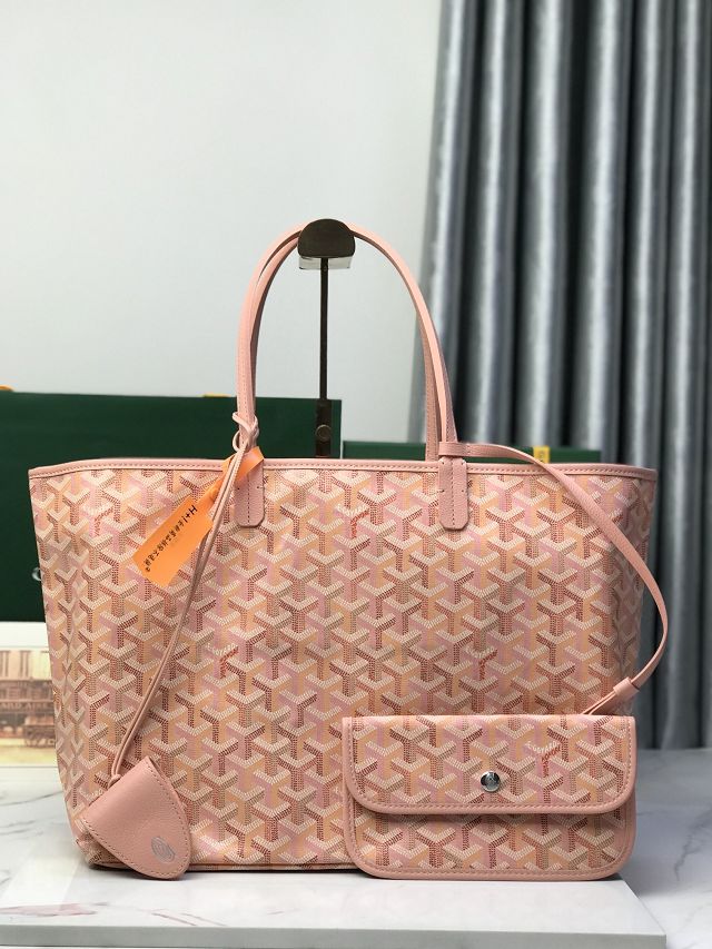 Goyard original canvas saint louis PM bag GY0082 powder pink