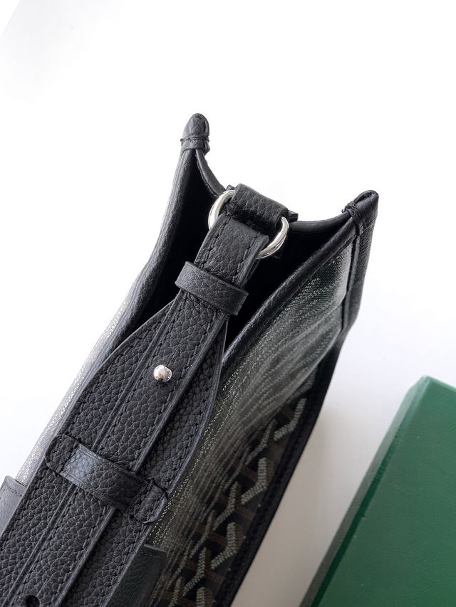 Goyard original canvas musette pm bag GY0145 black