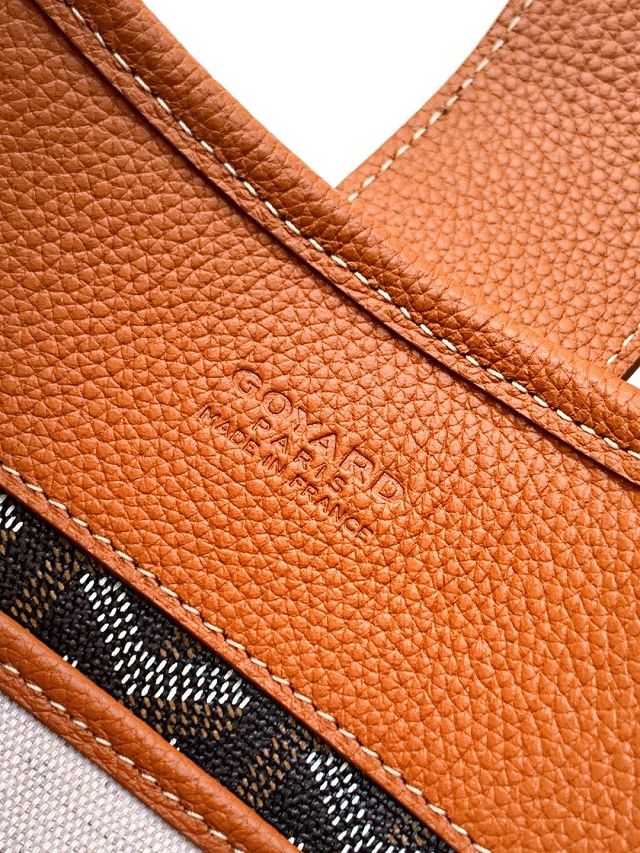 Goyard original canvas musette pm bag GY0145 black&brown