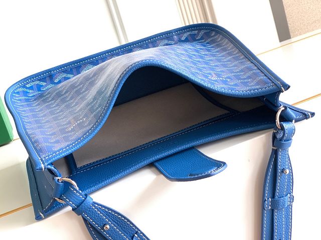 Goyard original canvas musette pm bag GY0145 blue
