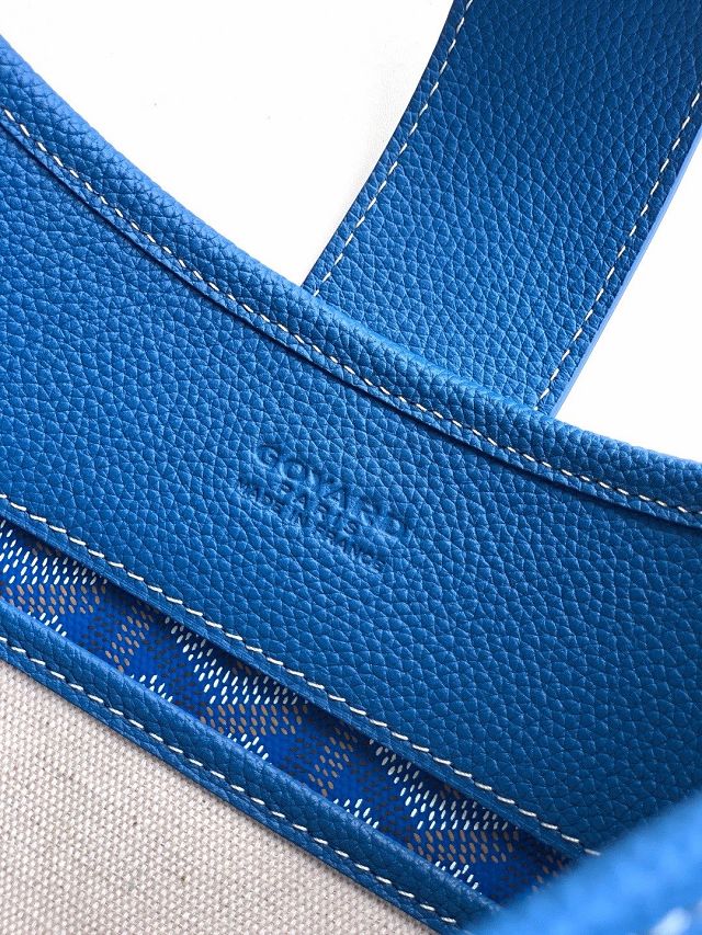 Goyard original canvas musette pm bag GY0145 blue