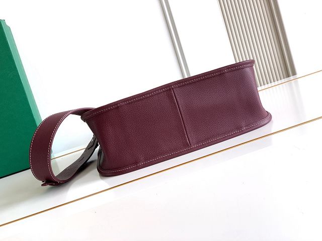 Goyard original canvas musette pm bag GY0145 burgundy