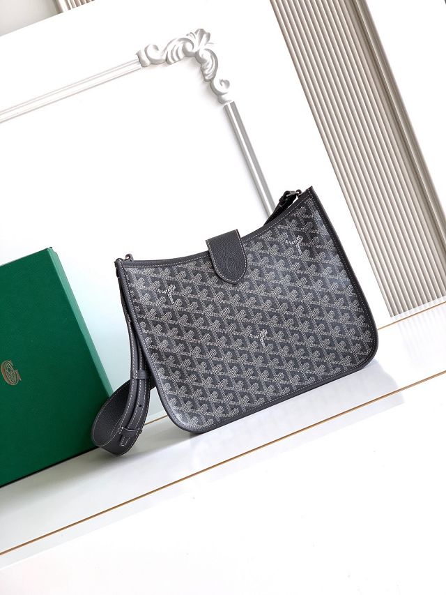 Goyard original canvas musette pm bag GY0145 grey