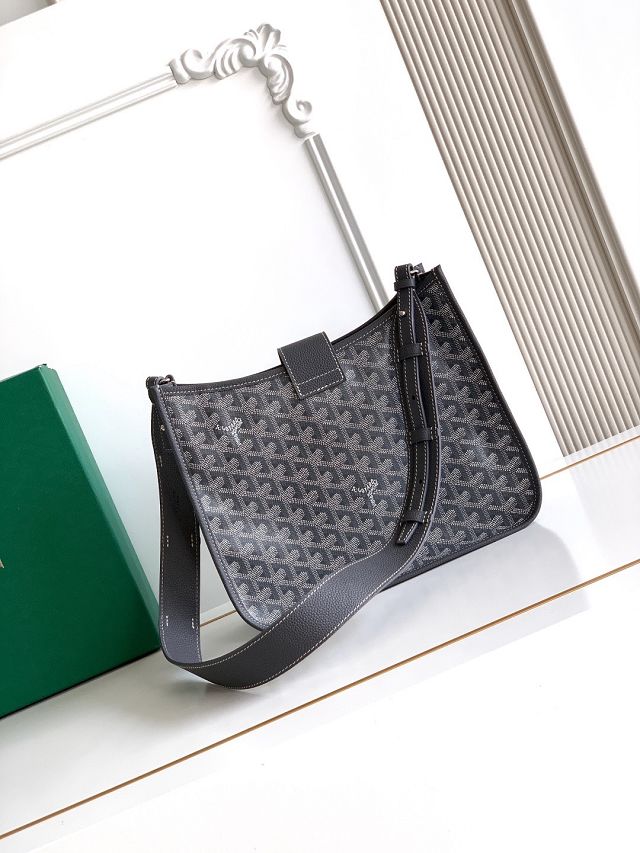 Goyard original canvas musette pm bag GY0145 grey