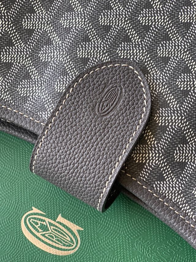 Goyard original canvas musette pm bag GY0145 grey