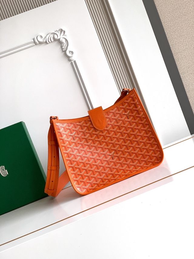 Goyard original canvas musette pm bag GY0145 orange