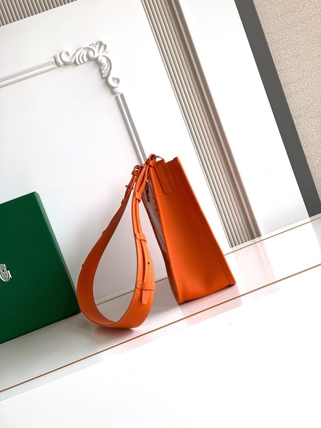 Goyard original canvas musette pm bag GY0145 orange