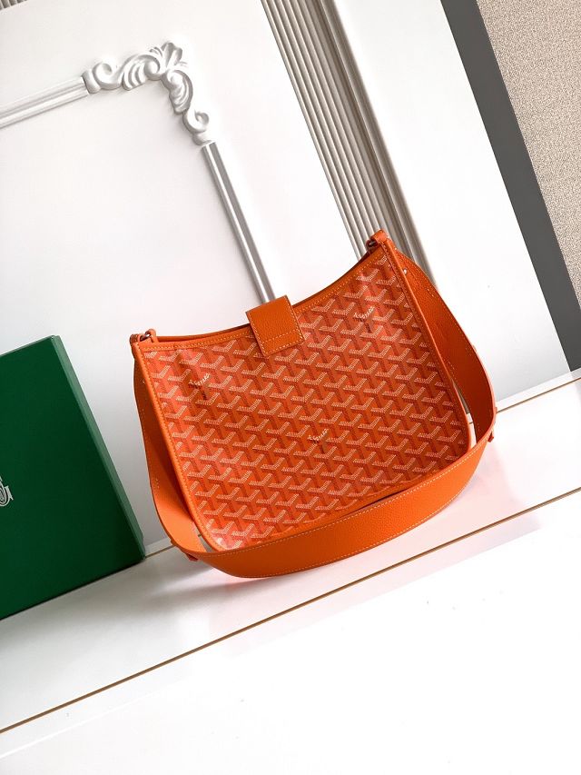 Goyard original canvas musette pm bag GY0145 orange