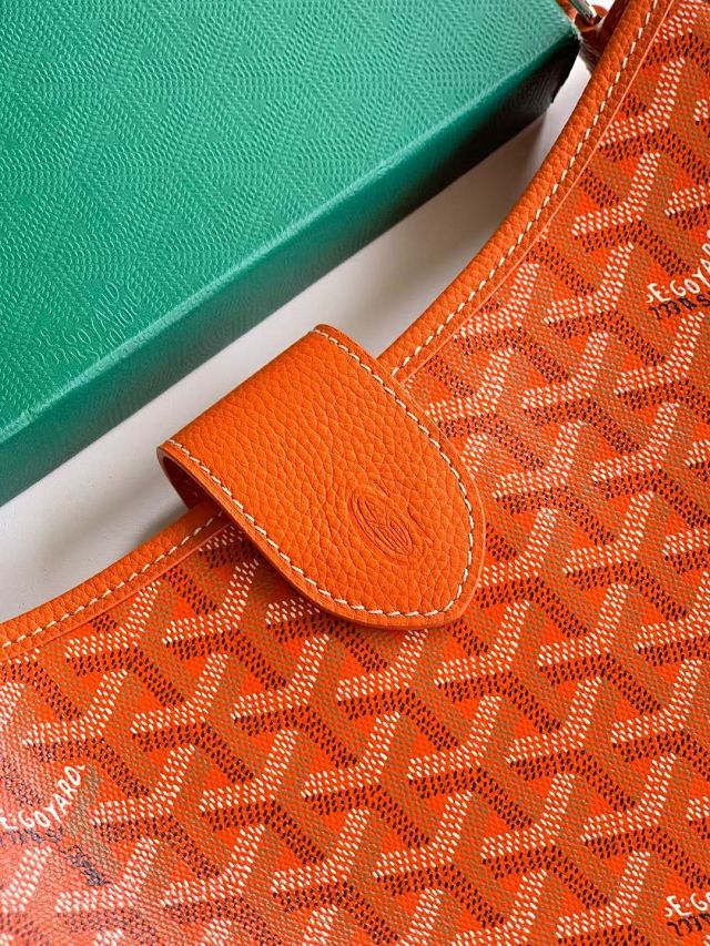 Goyard original canvas musette pm bag GY0145 orange