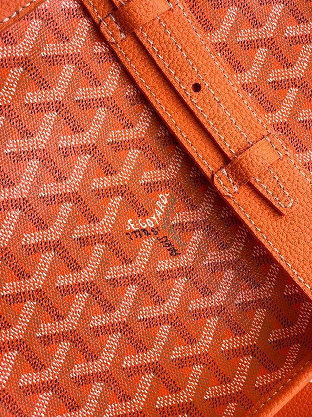 Goyard original canvas musette pm bag GY0145 orange