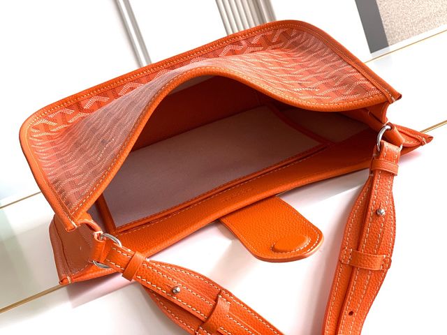 Goyard original canvas musette pm bag GY0145 orange