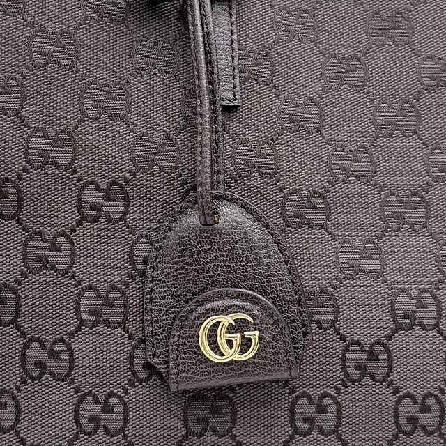 GG original canvas londra large tote bag 875056 dark brown