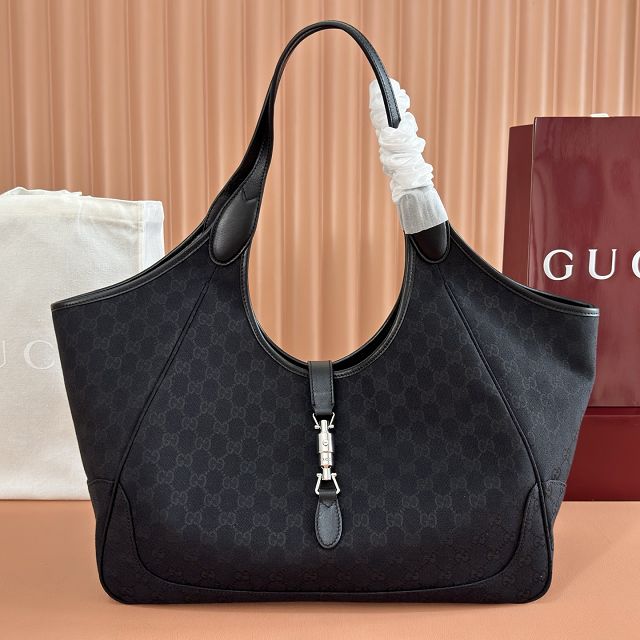 GG original canvas mercato large tote bag 870693 black