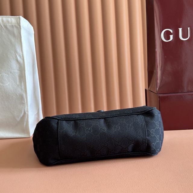 GG original canvas mercato small tote bag 866646 black