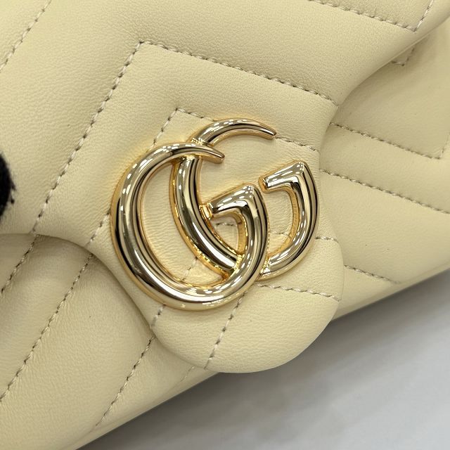 GG original lambskin marmont mini shoulder bag 841290 light yellow