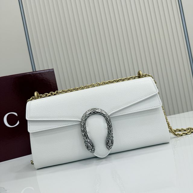 GG original calfskin dionysus medium shoulder bag 874735 white