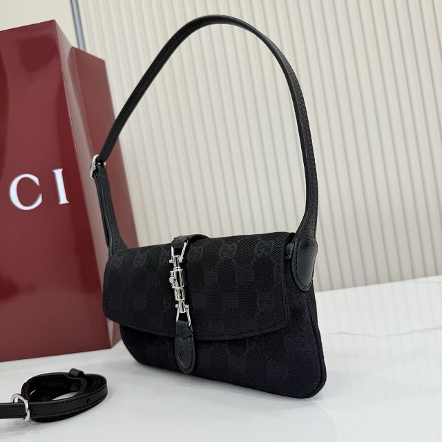GG original canvas jackie small shoulder bag 867156 black