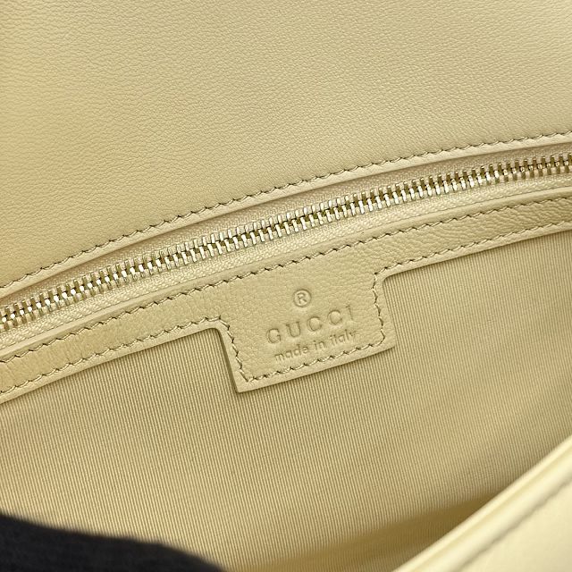 GG original lambskin marmont medium shoulder bag 837267 light yellow