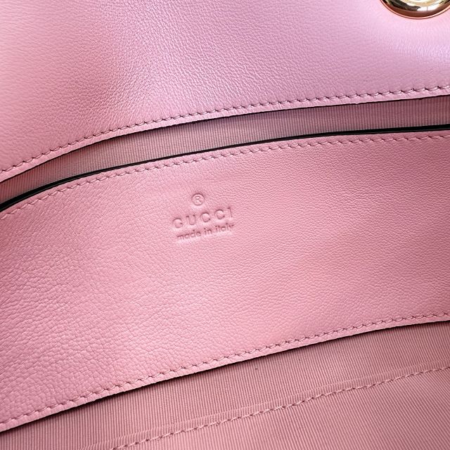 GG original lambskin marmont small shoulder bag 837280 pink
