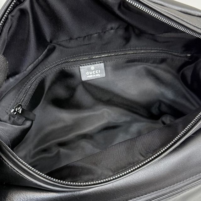 GG original calfskin medium shoulder bag 875377 black