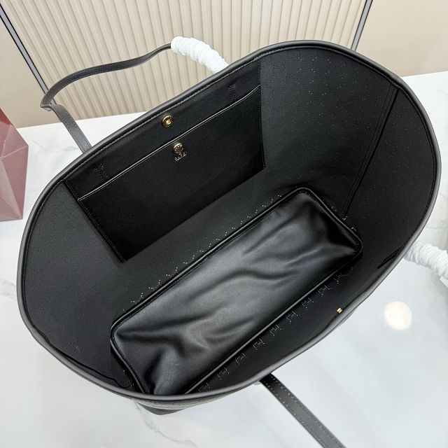 GG original calfskin tribeca large tote bag 874745 black
