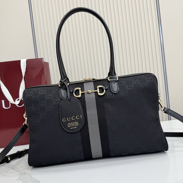 GG original canvas borsetto large boston bag 866734 black