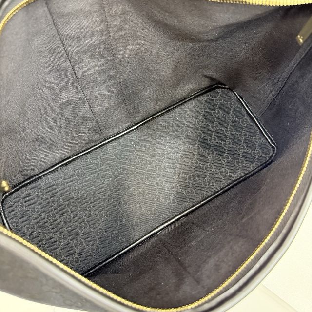 GG original canvas large shoulder bag A008NS black
