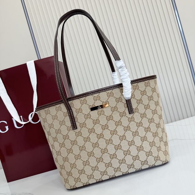 GG original canvas tribeca small tote bag 875236 sand
