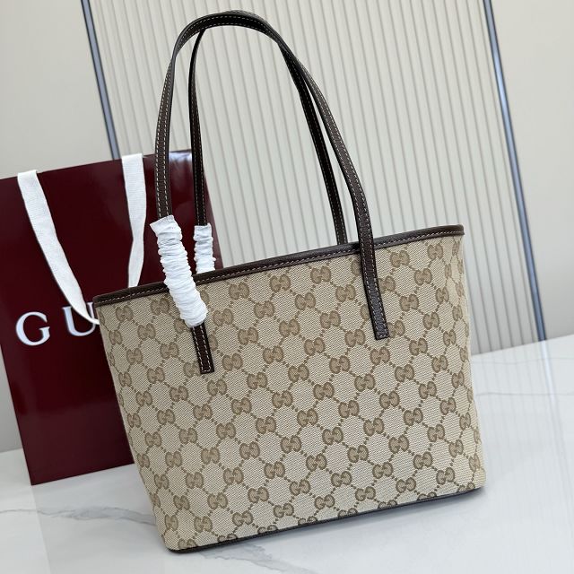 GG original canvas tribeca small tote bag 875236 sand