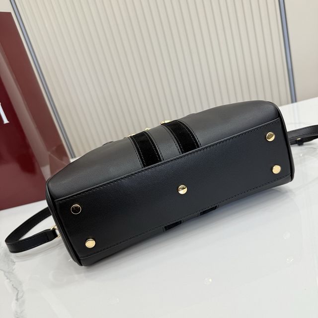 GG original calfskin borsetto medium boston bag 866732 black