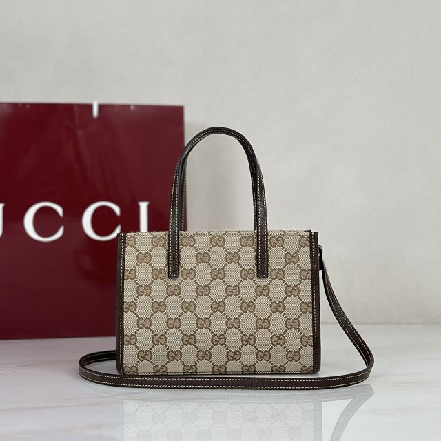GG original canvs mini tote bag A006WK sand