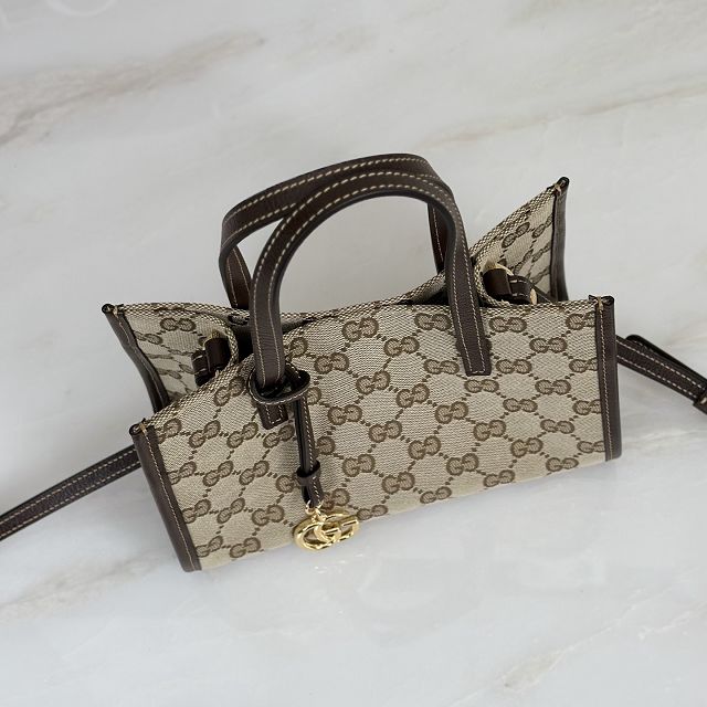 GG original canvs mini tote bag A006WK sand