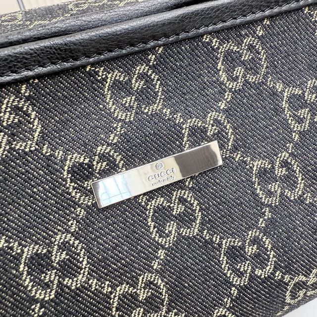 GG original denim tribeca large tote bag 874745 black