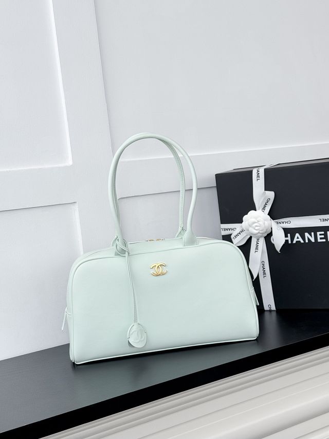 CC calfskin large bowling bag AS6211 light green