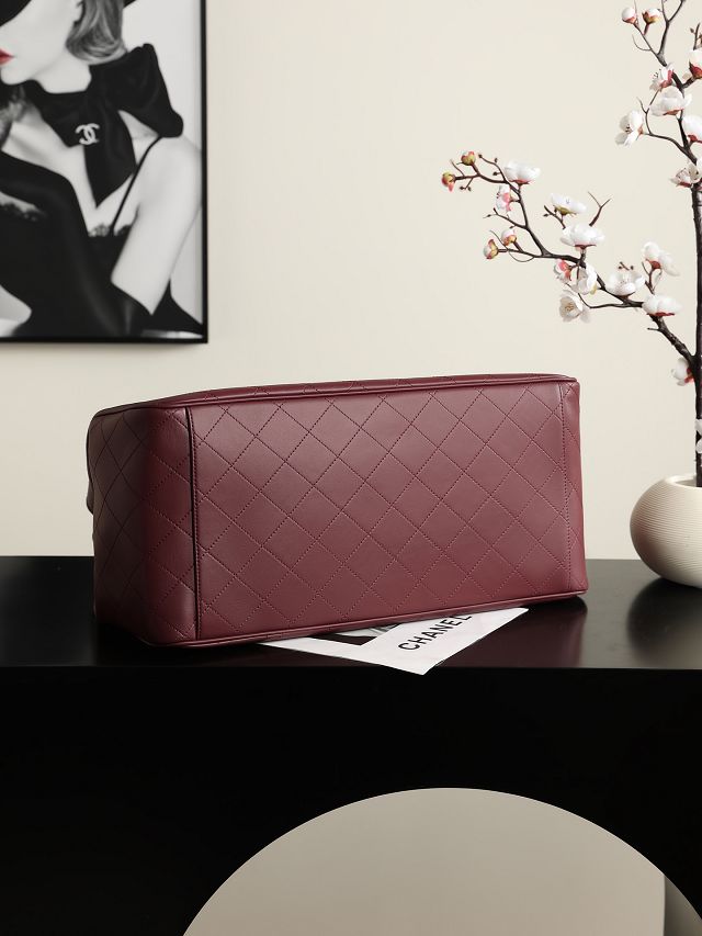 CC calfskin medium shopping bag AS6201 wine