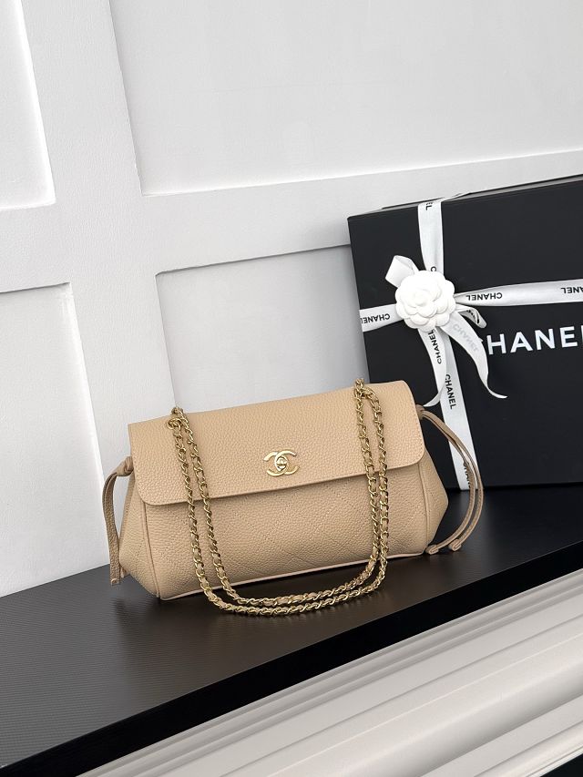 CC grained calfskin small tote bag AS6427 beige