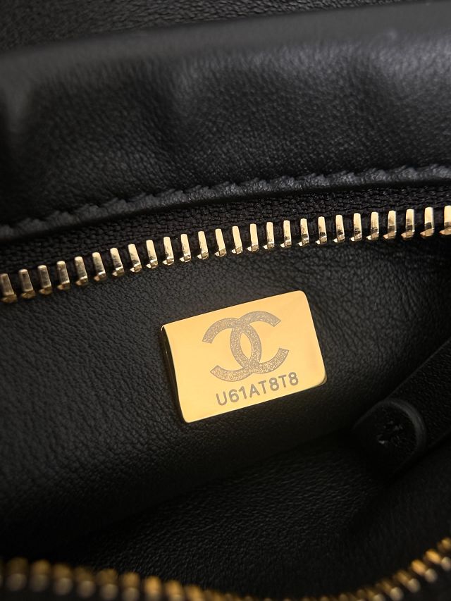 CC tweed small tote bag AS6427 black