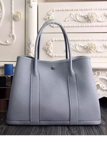 Hermes original togo leather garden party 36 bag G0360 light blue