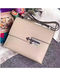 Hermes original epsom leather verrou chaine mini bag V18 beige